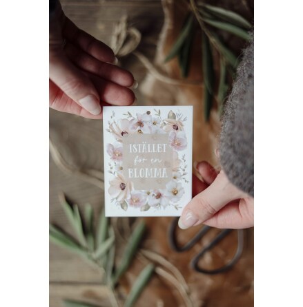 Majas G�vokort Ist�llet f�r en blomma