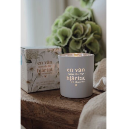 Majas lykta En v�n som du f�r hj�rtat att blomstra