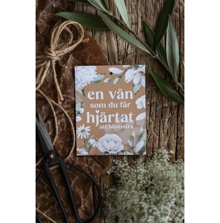 Majas G�vokort En v�n som du f�r hj�rtat att blomstra