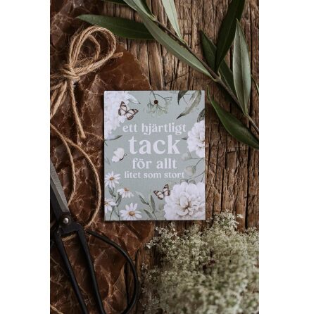 Majas G�vokort Ett hj�rtligt tack f�r allt litet som stort