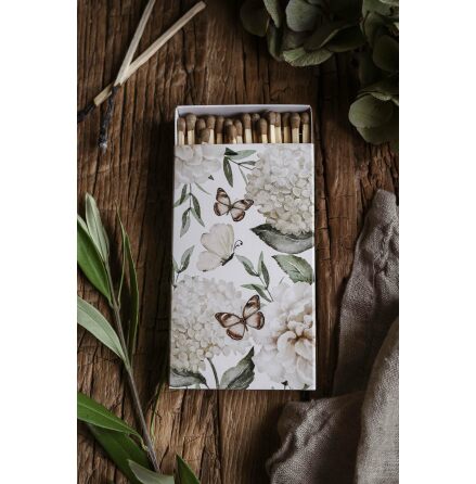 Majas T�ndsticksask Hortensia & fj�rilar