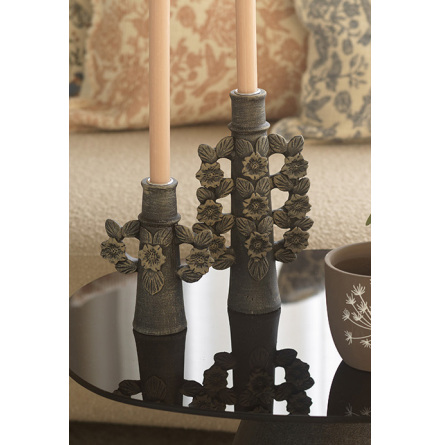 Lia Ljusstake Svart Stor